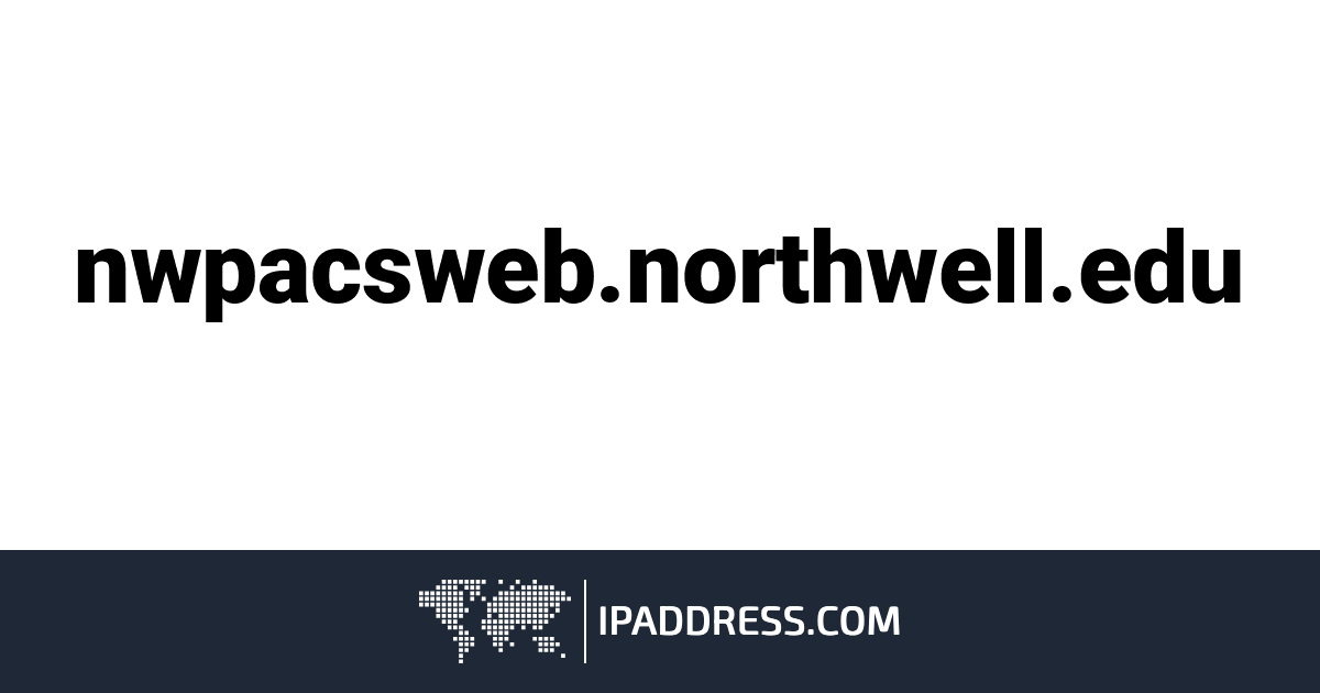 nwpacsweb.northwell.edu Northwell WB mRA07