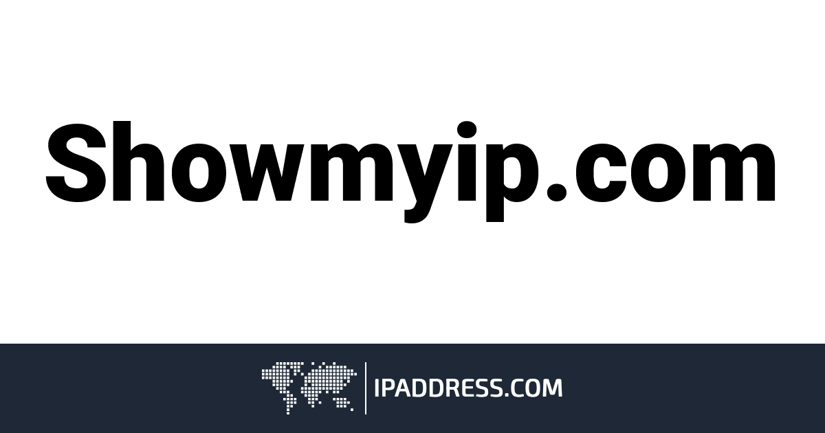 What Is My IP Address (IPv4 &amp; IPv6) Show My IP