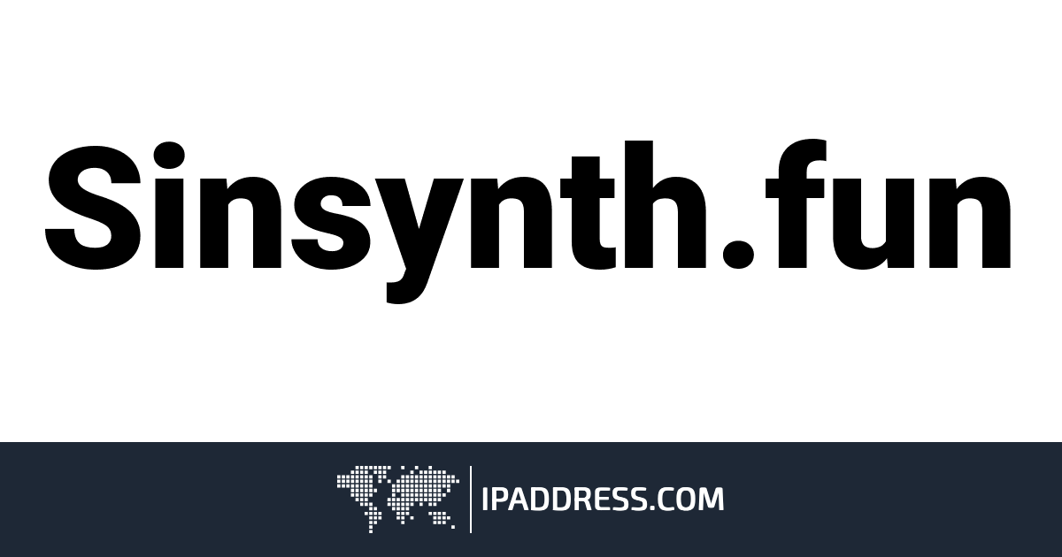 Sinsynth.fun: Scam Score, IP, & General Info