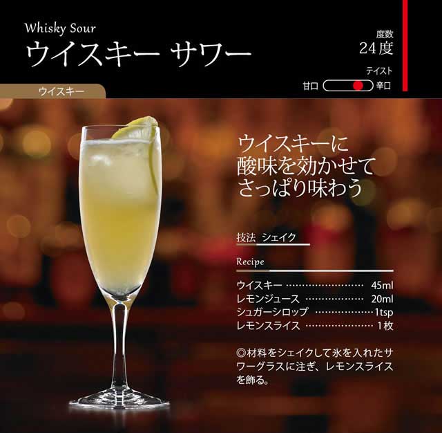 レシピ］ウイスキー・サワー | Manalog ウイスキーサワー』の意味と定義(全文) - 辞書辞典無料検索Jlogos