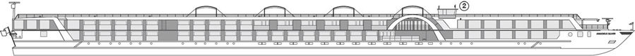 MS Amadeus Silver II Deck plan & cabin plan