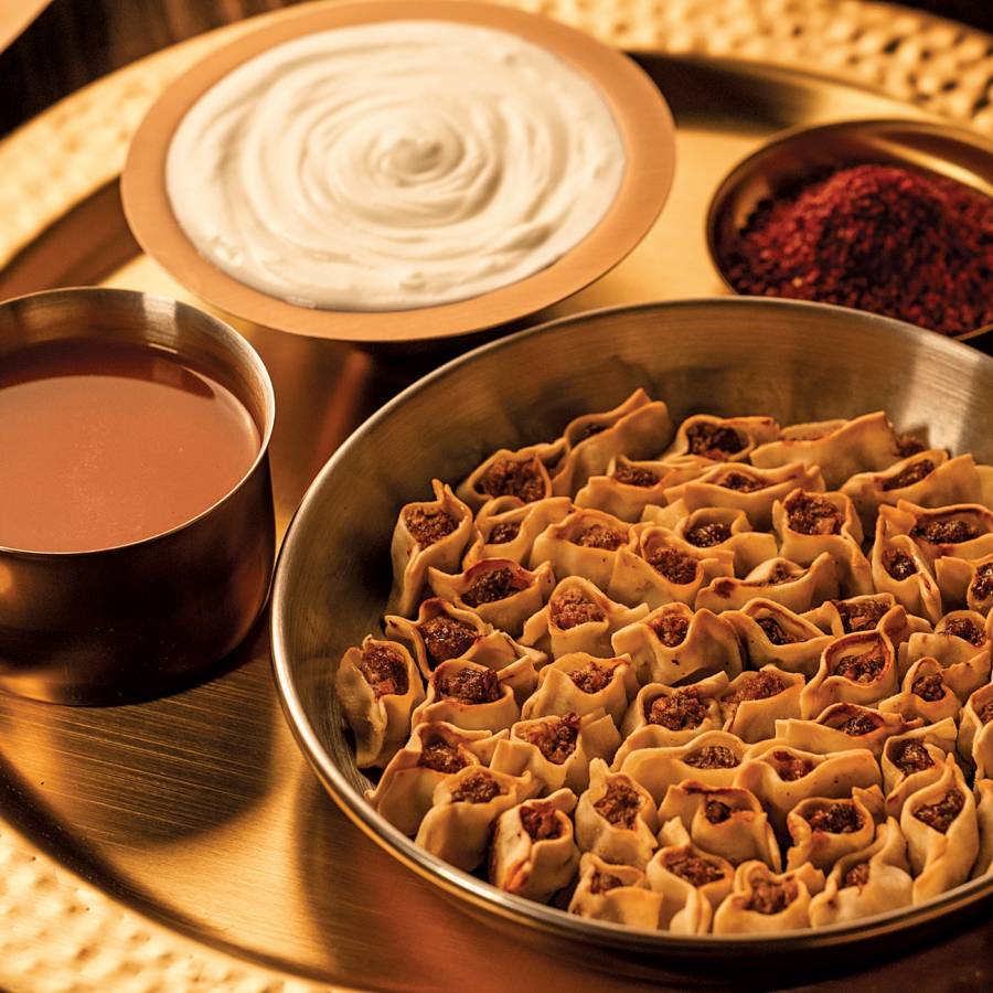 Quatre manti à goûter