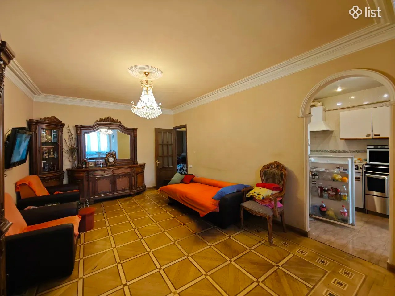 3 room apartment on Rubiniants street, 79 sq.m., cosmetic renovation