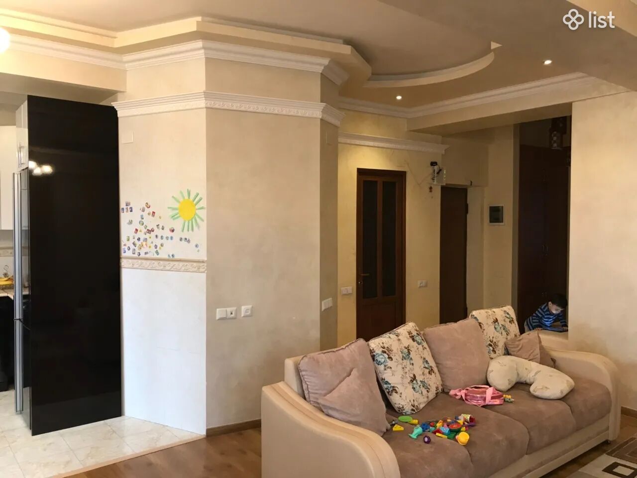 3 room apartment in a new building on Khorenatsi street, 92 sq.m., 3/8