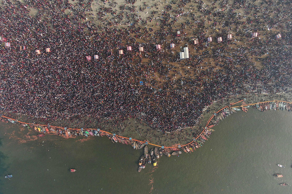Kumbh Mela pilgrimage worlds largest human gathering, India MLTSHP