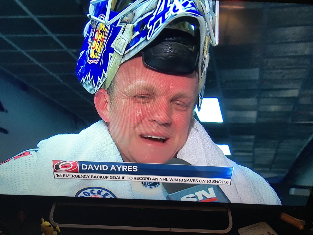 Tonight the 42 old zamboni driver for the Toronto maple leafs farm team