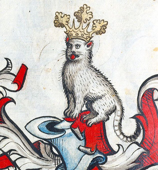 cat king, germany, 15th century MLTSHP
