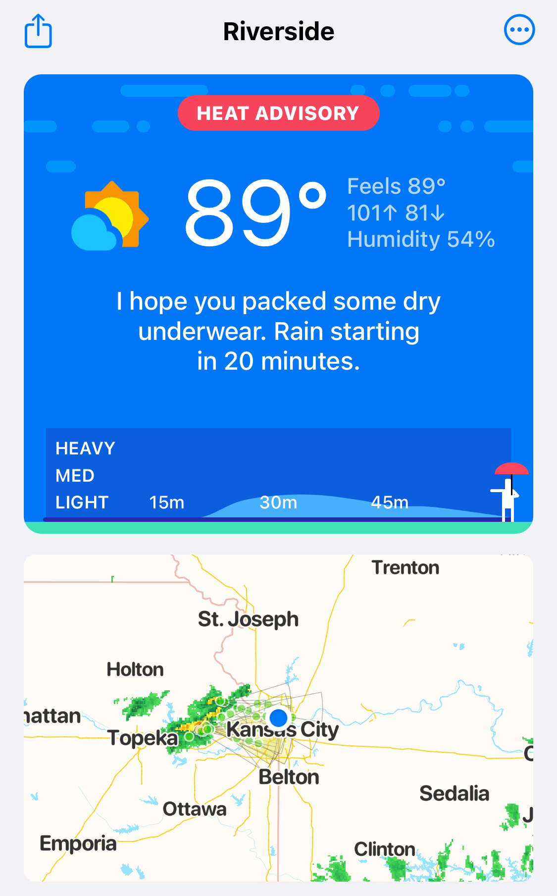 Heat Advisory Plus Rain MLTSHP