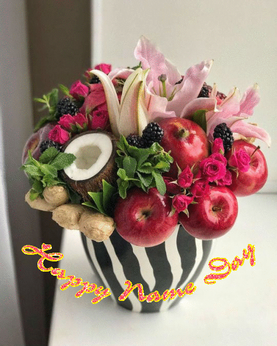 Happy Name Day Flowers Happy Birthday