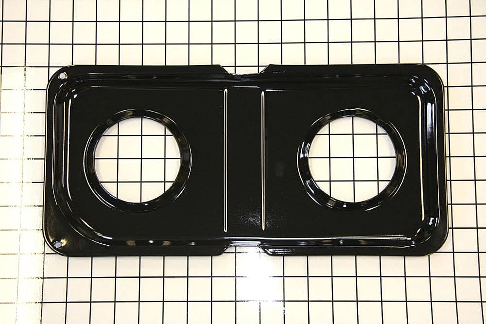 Range Drip Pan, Left (Black) WB34K10010 parts Sears PartsDirect