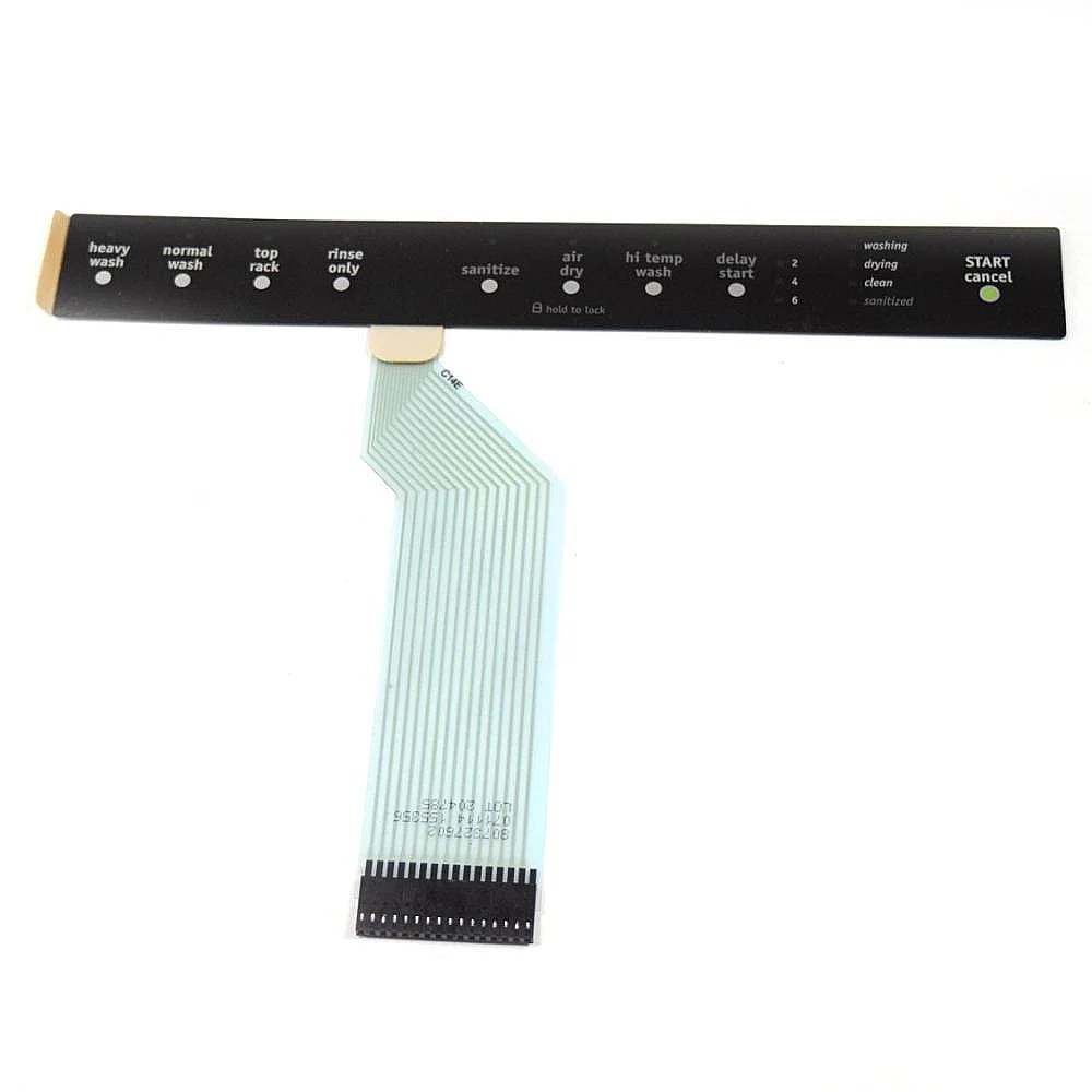 Frigidaire 807327602 Dishwasher Membrane Switch Genuine OEM part