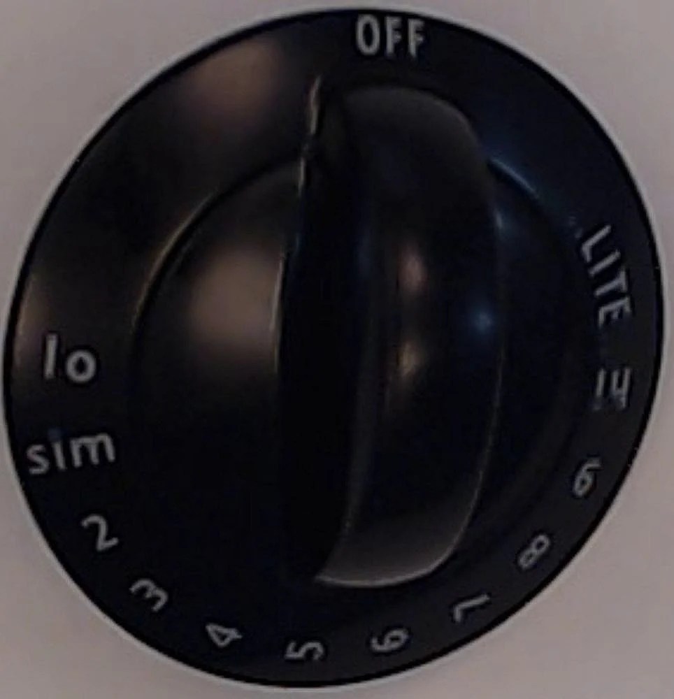 Cooktop Burner Knob 318196157 parts Sears PartsDirect