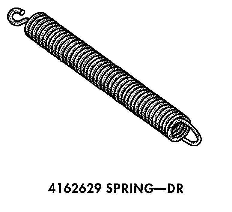 Dishwasher Door Spring WP4162629 parts Sears PartsDirect