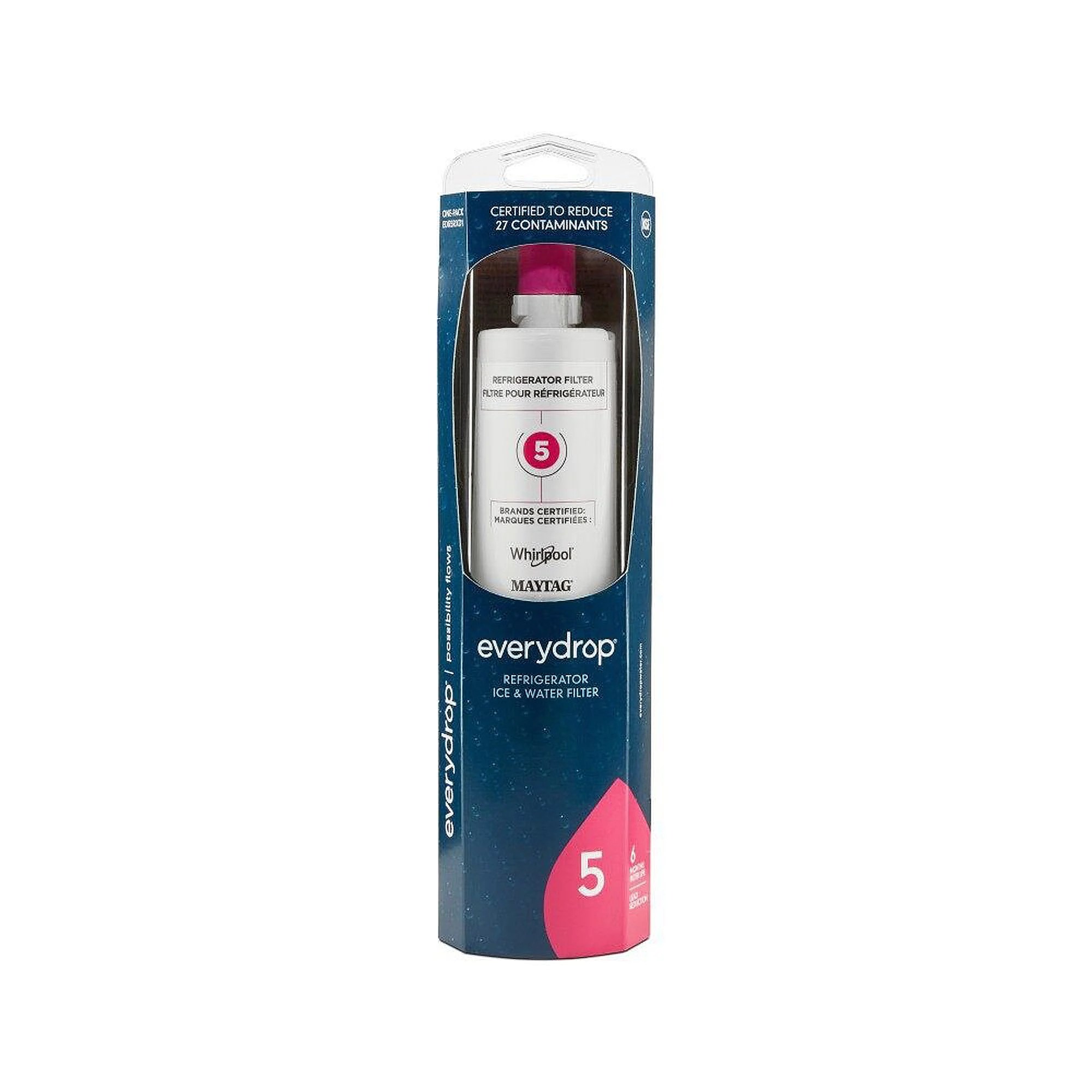 Whirlpool EveryDrop 5 Refrigerator Water Filter (replaces 4396510