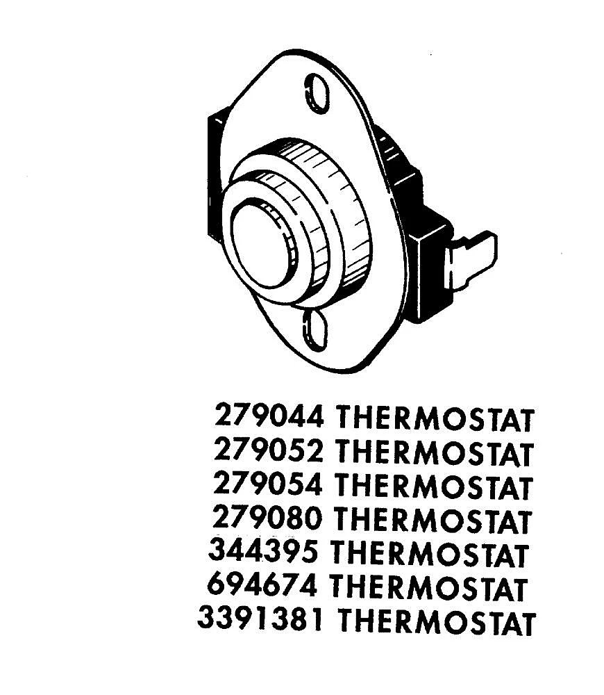 Looking for dryer operating thermostat 660039 replacement or repair part?