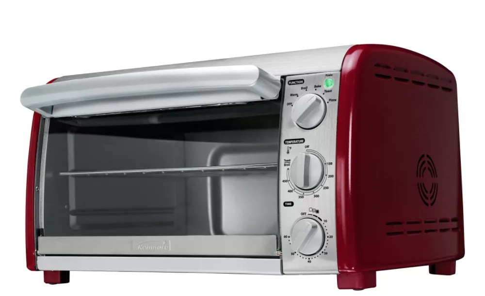 Kenmore 6Slice Convection Toaster Oven Red/Stainless Steel Shop