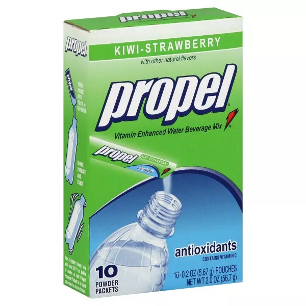 Propel Water Beverage Mix, Vitamin Enhanced, KiwiStrawberry, Powder
