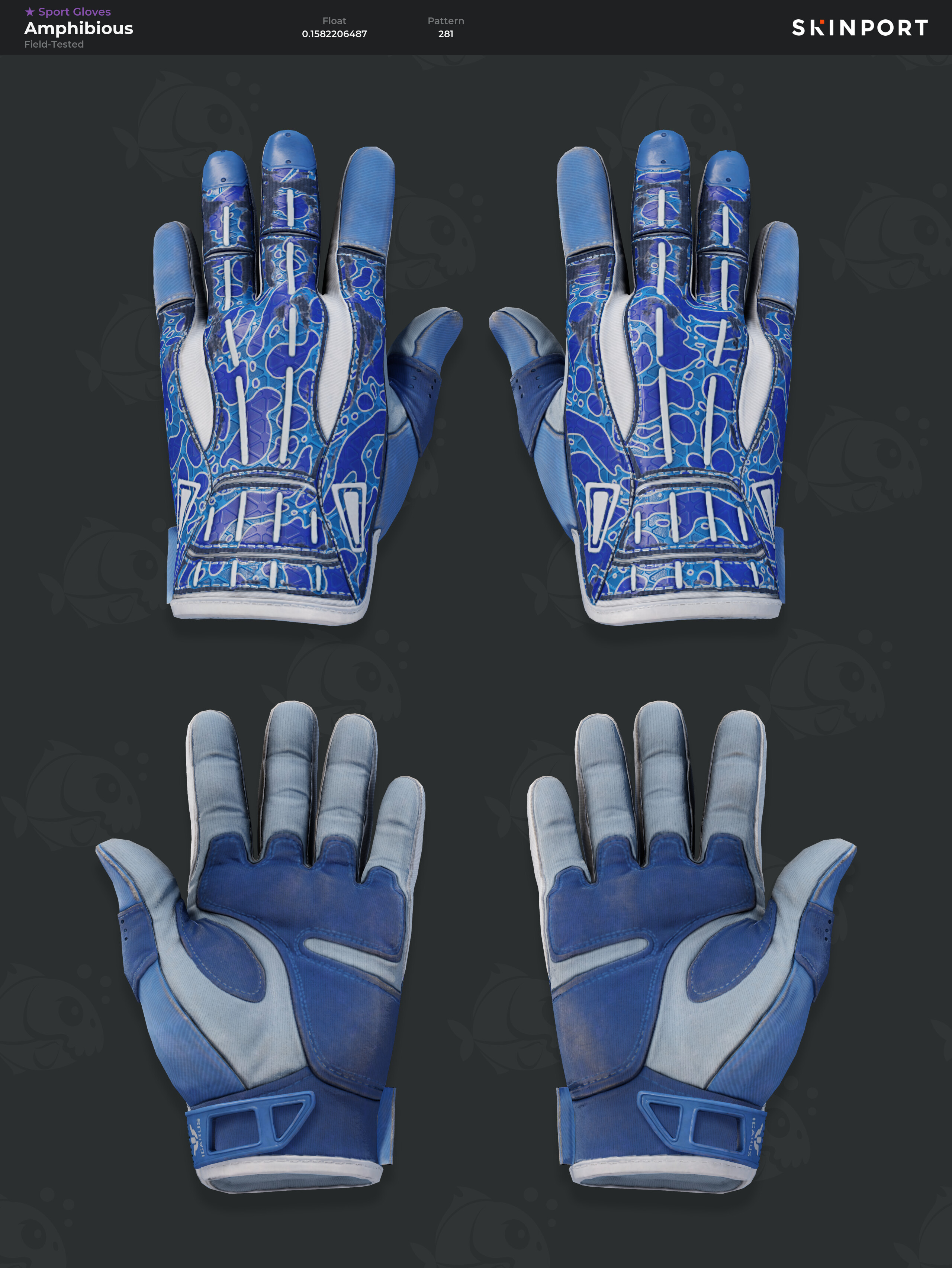 Sport Gloves Amphibious (FieldTested) CounterStrike 2 Skinport