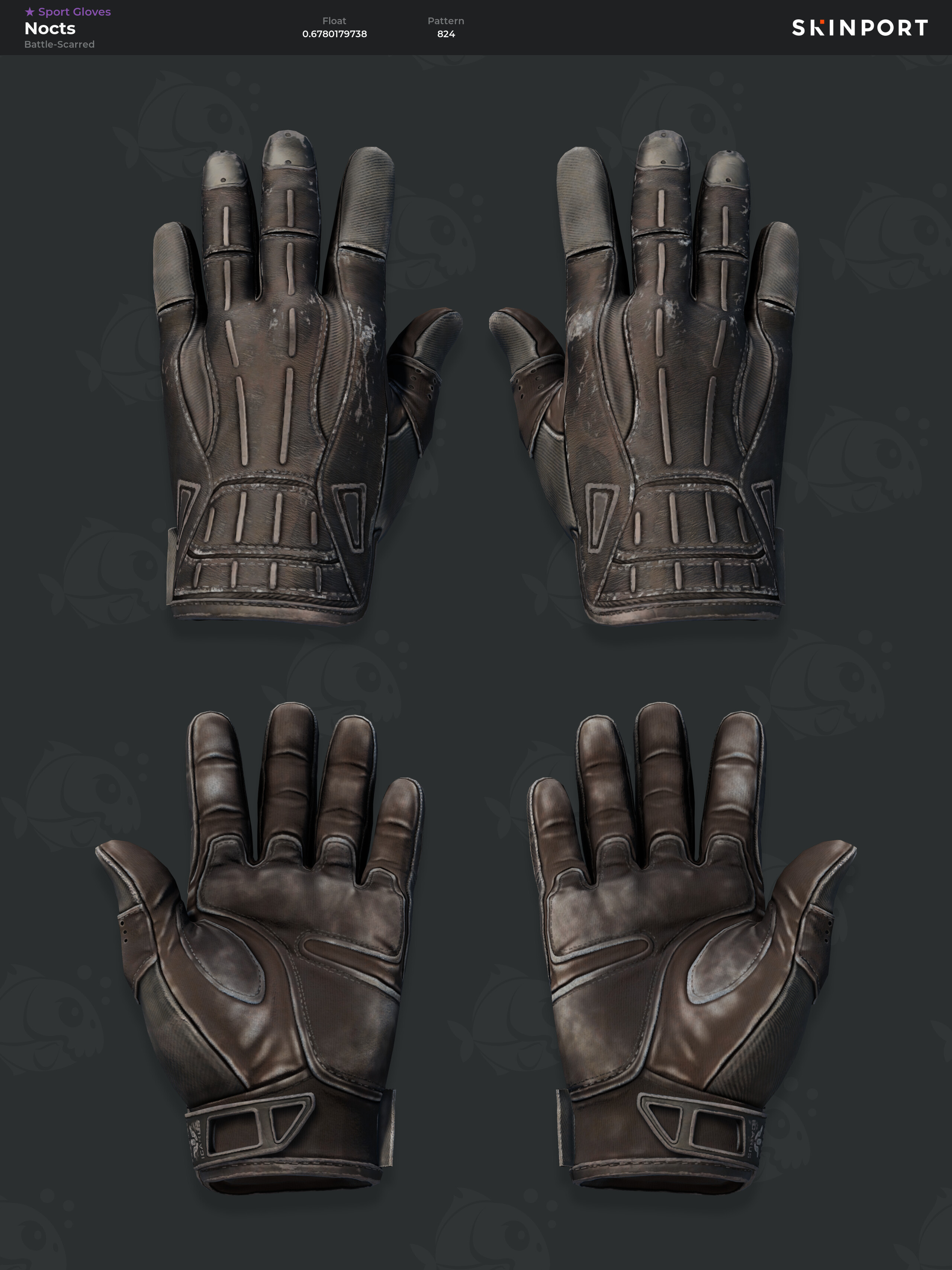 Sport Gloves Nocts (BattleScarred) CounterStrike 2 Skinport