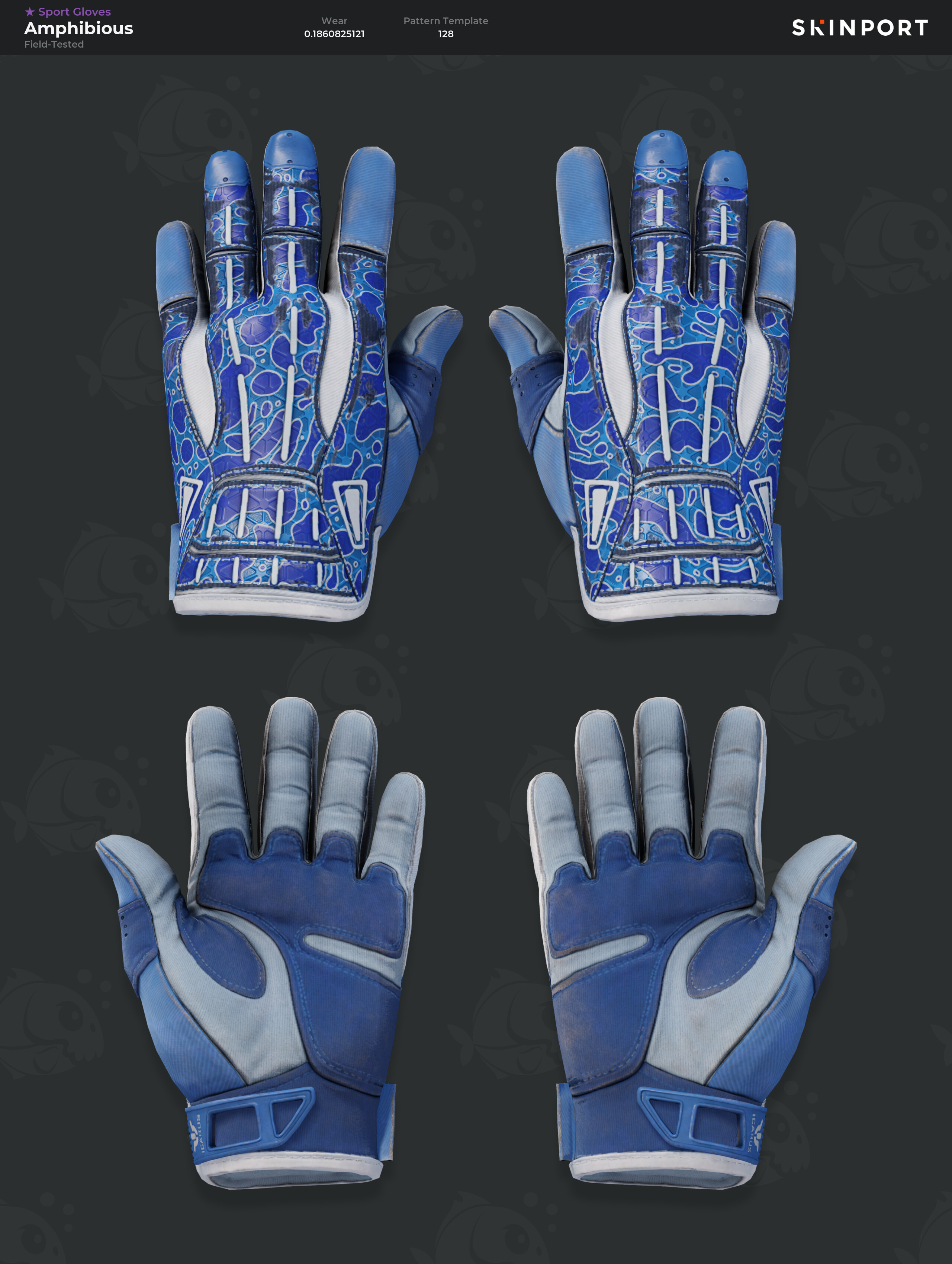 Sport Gloves Amphibious (FieldTested) CounterStrike 2 Skinport