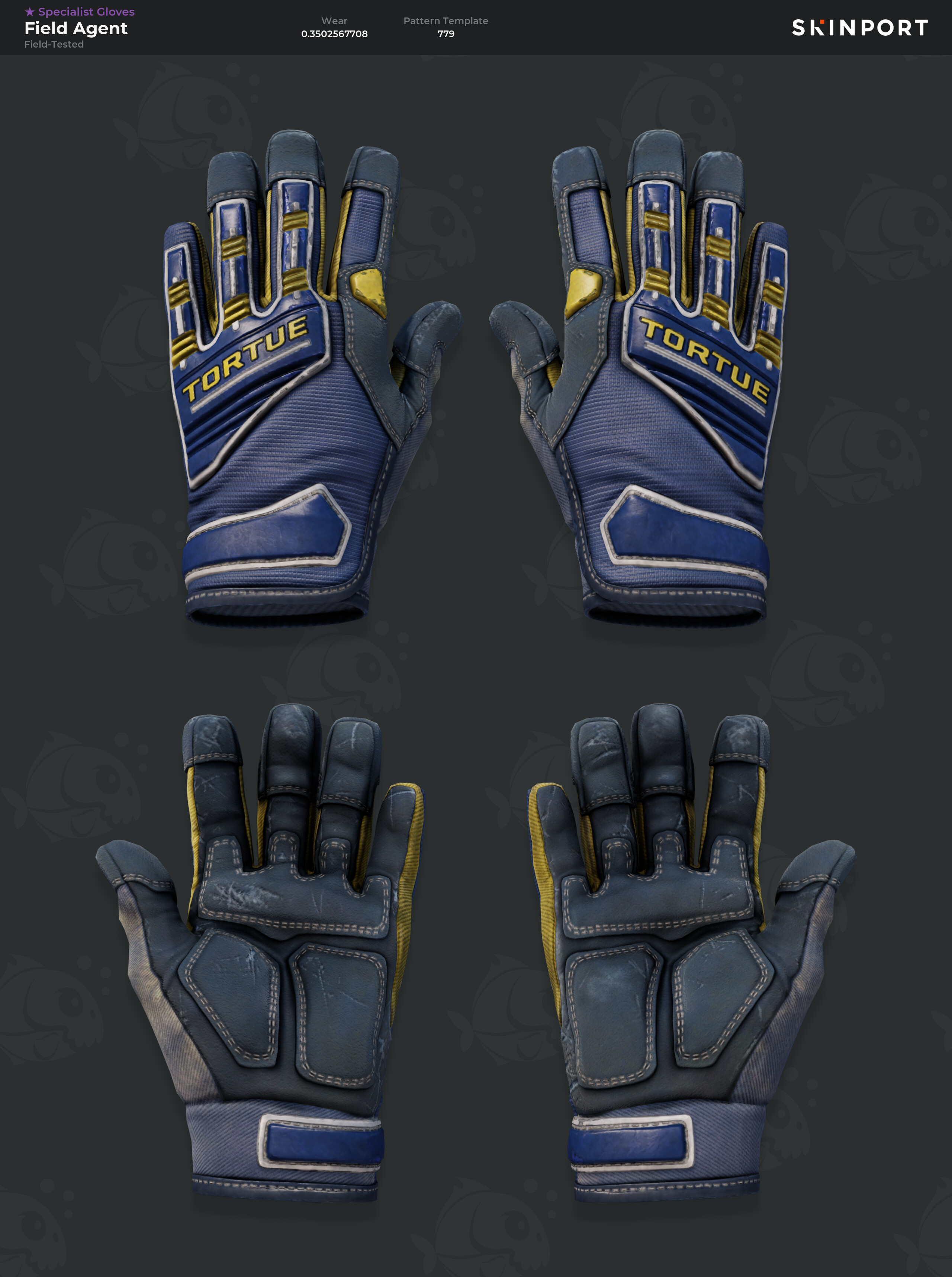Specialist Gloves Field Agent (FieldTested) CounterStrike 2