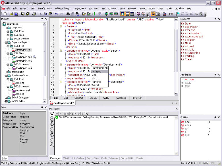 Altova XMLSpy download for free SoftDeluxe