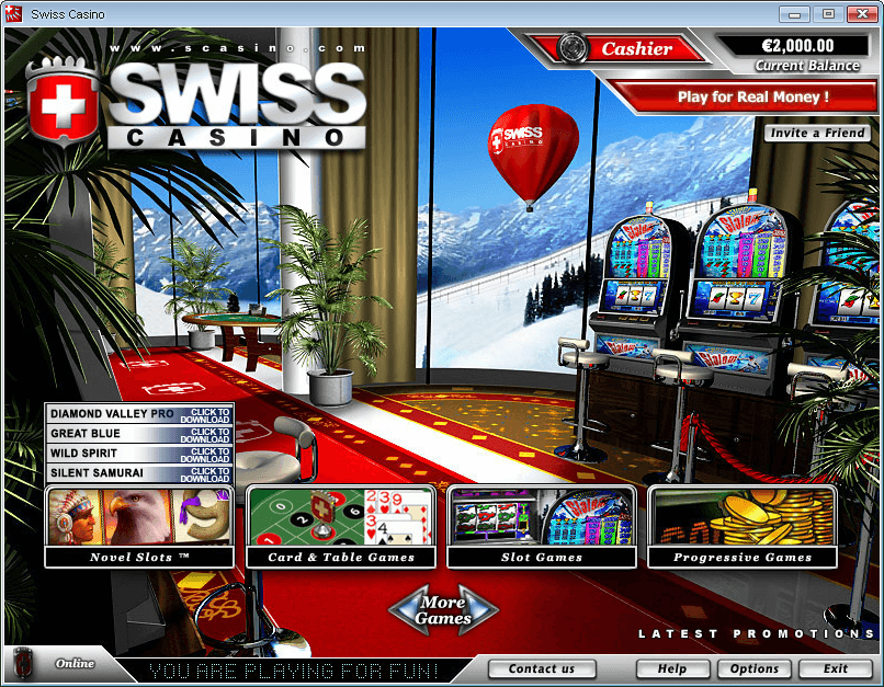 Swiss Casino latest version Get best Windows software