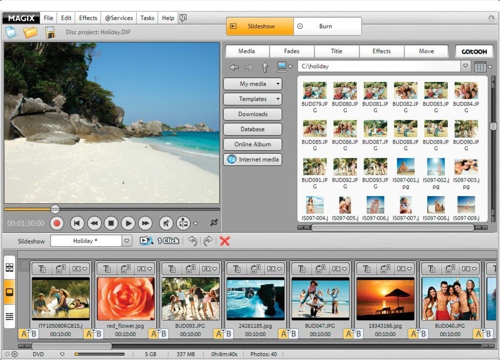 MAGIX Xtreme PhotoStory on CD & DVD deluxe download for