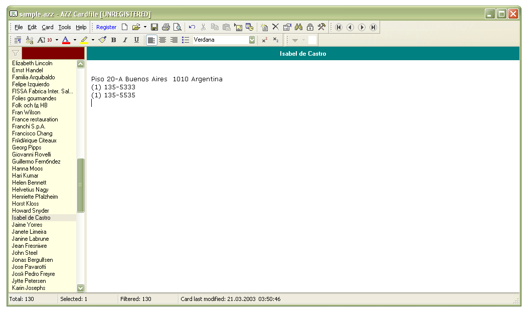 AZZ Cardfile download for free SoftDeluxe