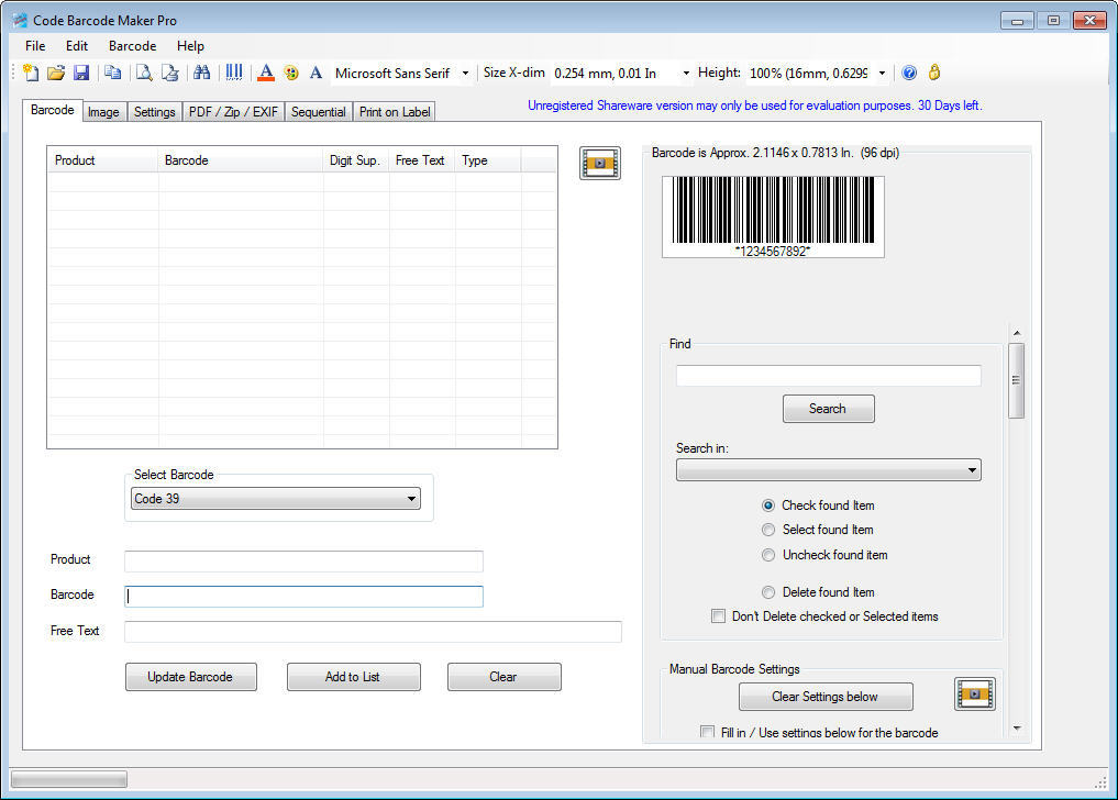 Code Barcode Maker Pro latest version Get best Windows software