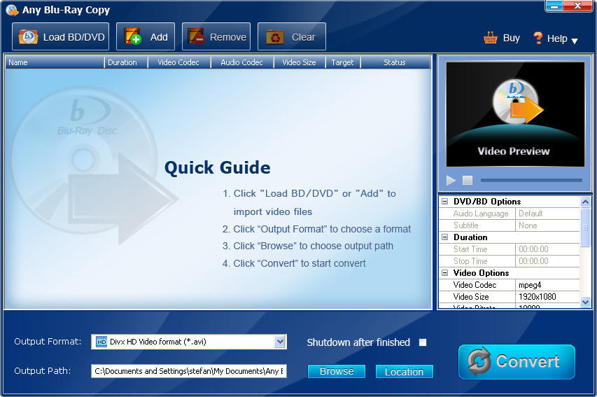 Any BluRay Copy download for free SoftDeluxe