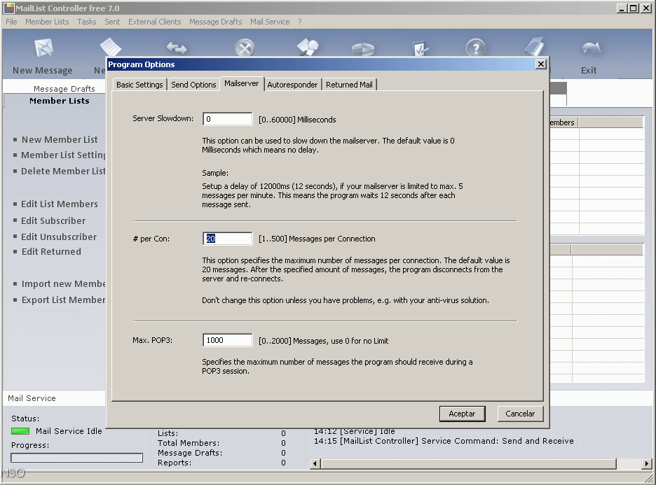 MailList Controller latest version Get best Windows software