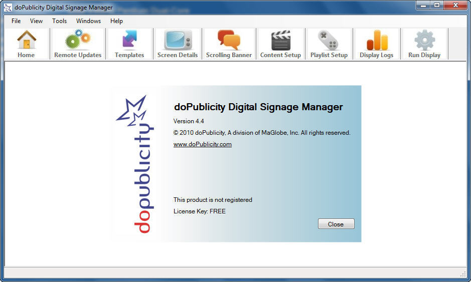 doPublicity Digital Signage Manager latest version Get best Windows