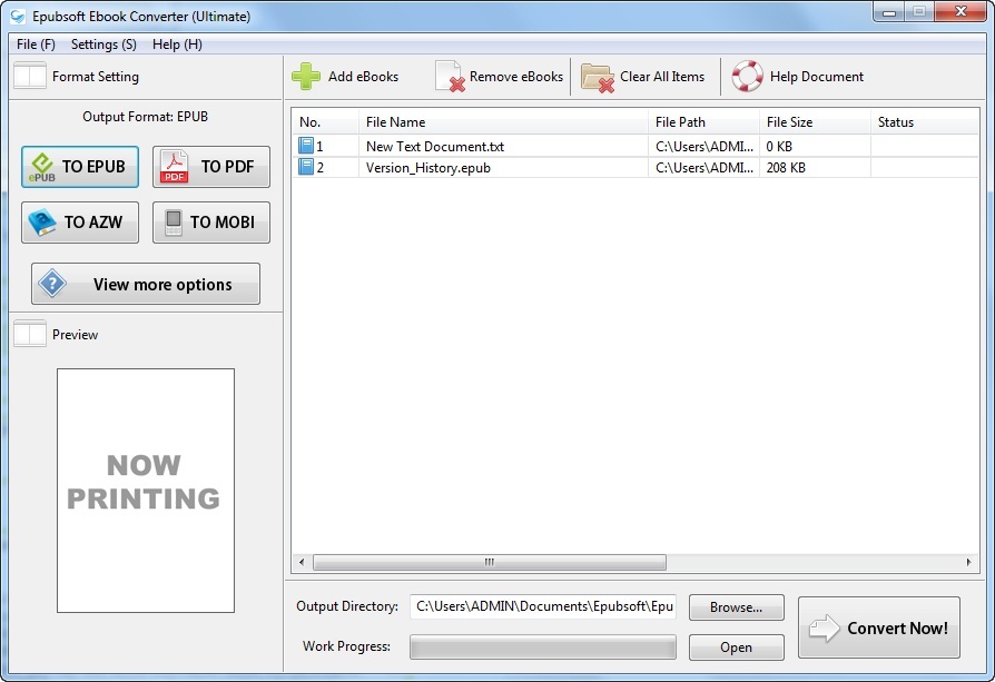 Epubsoft Ebook Converter latest version Get best Windows software
