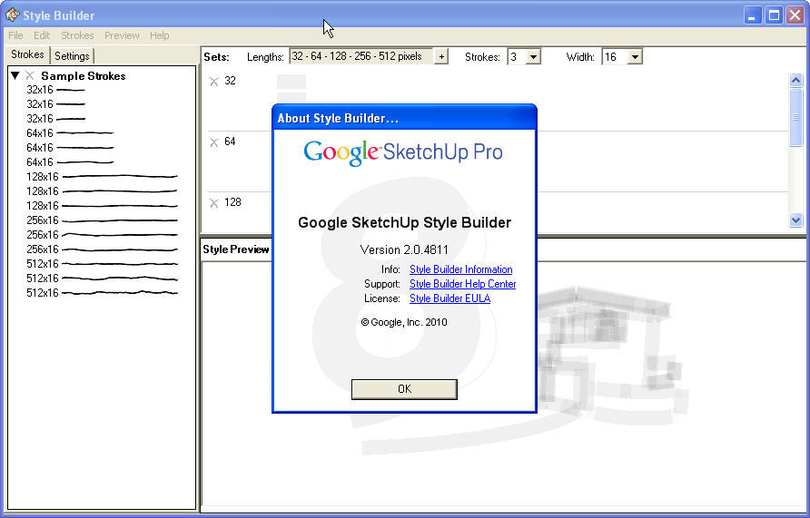 Google Style Builder Beta for SketchUp 6 Pro latest version Get best