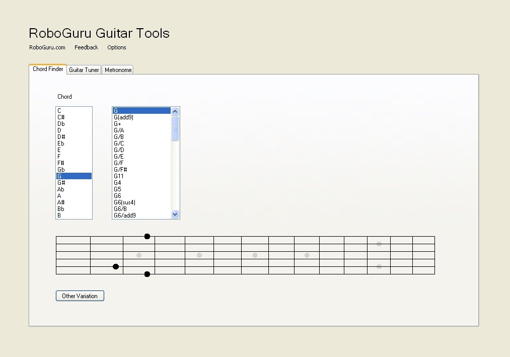 RoboGuru Guitar Tools latest version Get best Windows software
