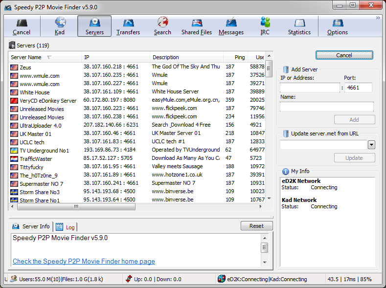 Speedy P2P Movie Finder download for free SoftDeluxe