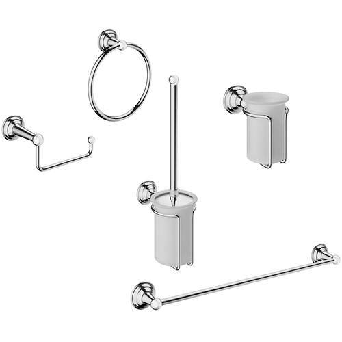 Bathroom Accessories Pack 9 (Chrome). Crosswater Belgravia CWBELGRAVIA