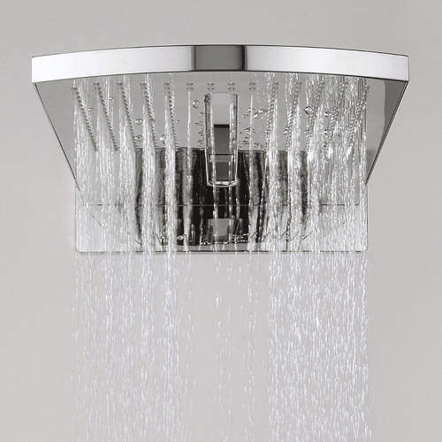 Wall Mounted Multifunction Shower Head 235x593mm. Crosswater Showers CW