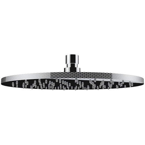 Round Shower Head 250mm (Brushed Black). Crosswater UNION CWUB250B
