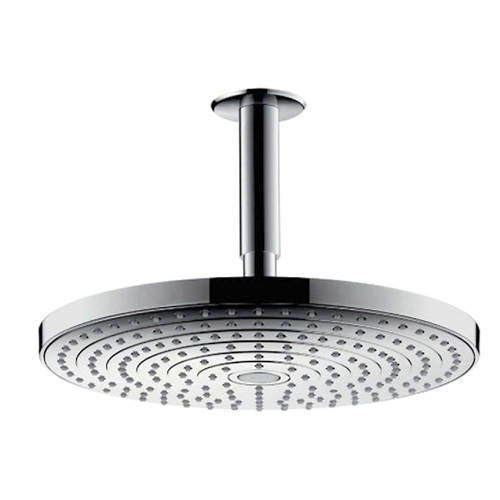 Raindance S 240 2 Jet Eco Shower Head & Arm (240mm, Chrome). Hansgrohe HG26469000