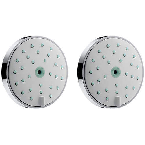 2 x Body Jets Air 100 Body Shower (Chrome & Grey). Hansgrohe HG