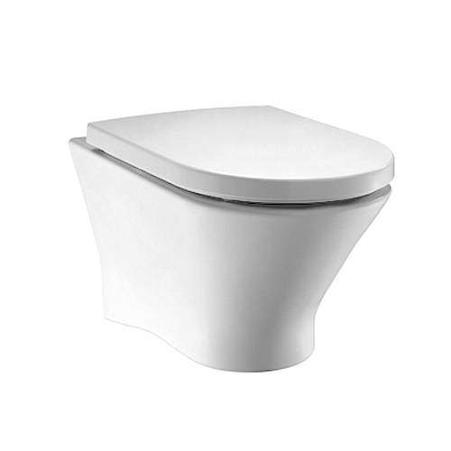 Nexo Wall Hung Rimless Toilet Pan & Seat. Roca Toilets ROCA34664L000