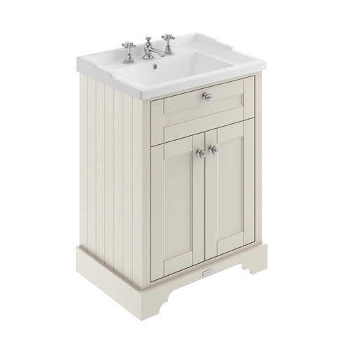 Vanity Unit With Basins 600mm (Timeless Sand, 3TH). Old London