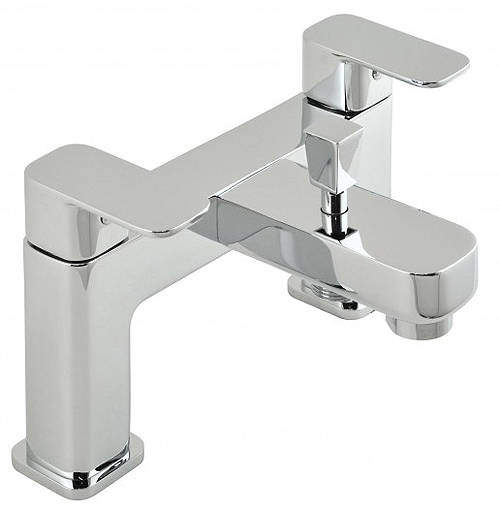 Bath Shower Mixer Tap With Lever Handles (2 Hole). Vado Phase VAPHA130CP