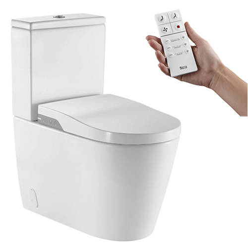 InWash Inspira Smart Close Coupled Toilet. Roca Smart Toilets ROCA