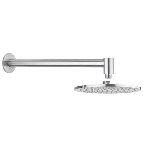 300mm Round Shower Head & Wall Arm (S Steel). Crosswater 3ONE6 CW