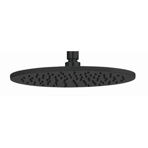 Round Shower Head 250mm (Matt Black). Crosswater UNION CWUB250M