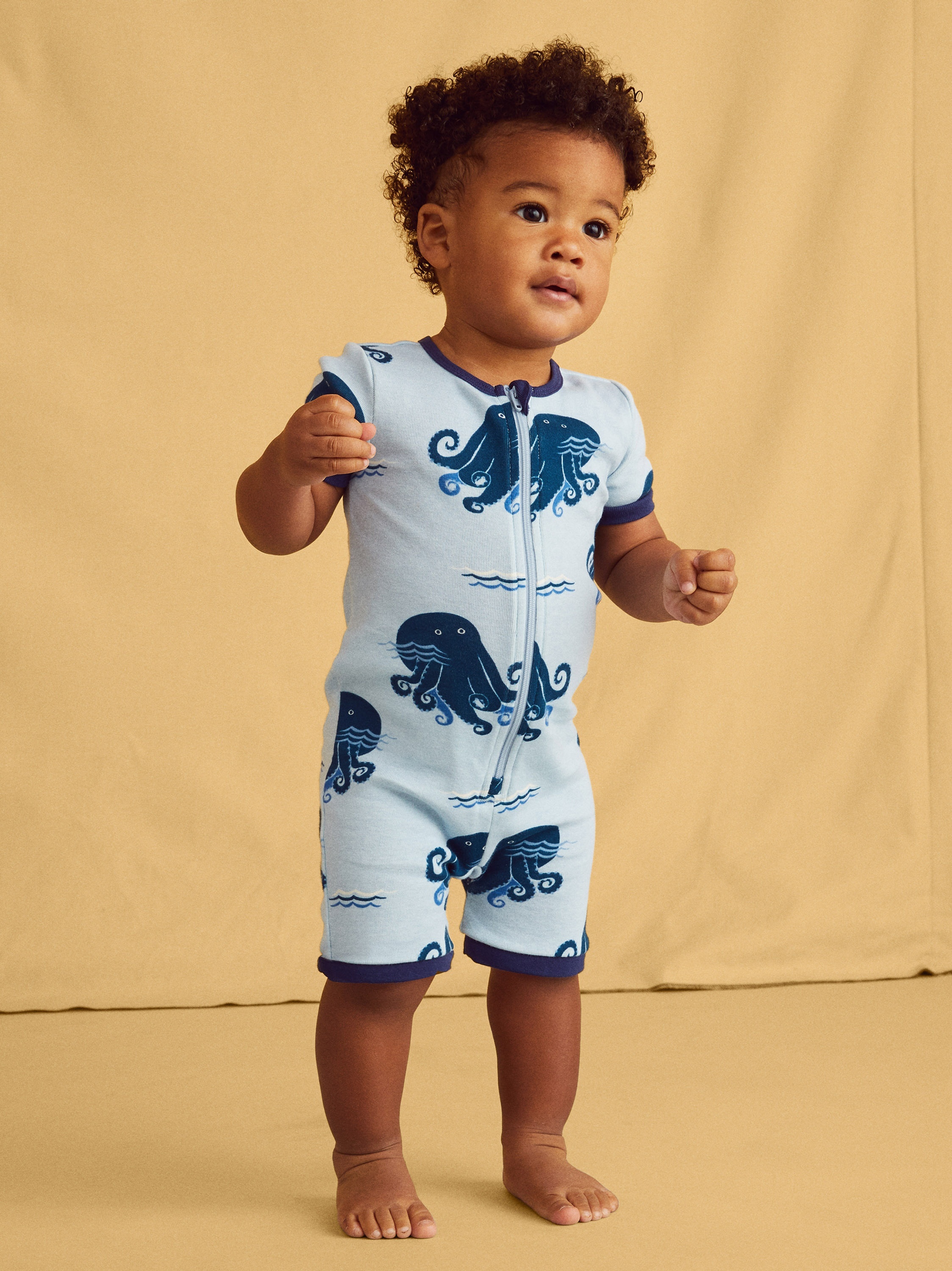 Short Sleeve Baby Pajamas Tea Collection