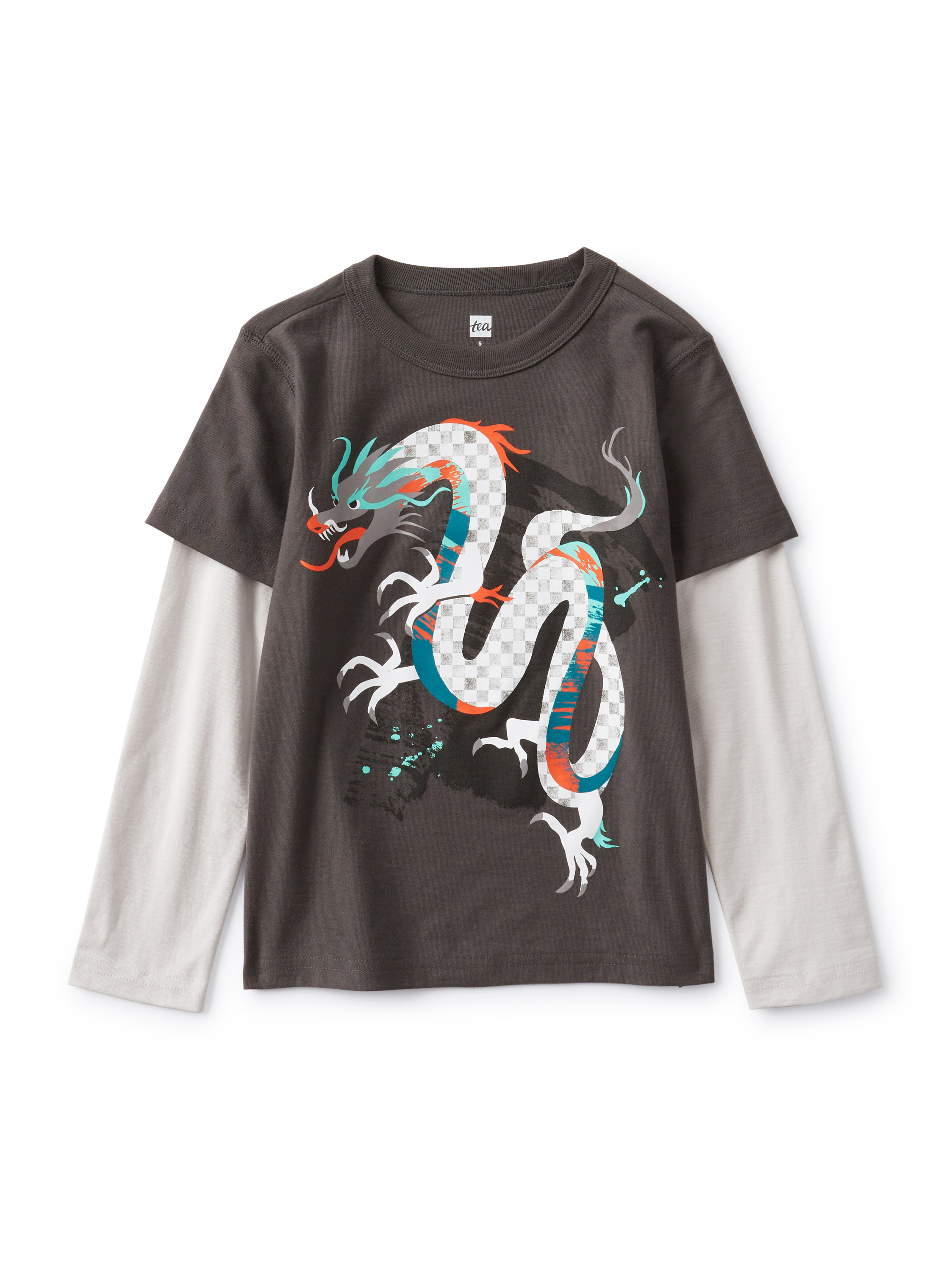 Dragon Layered Graphic Tee Tea Collection
